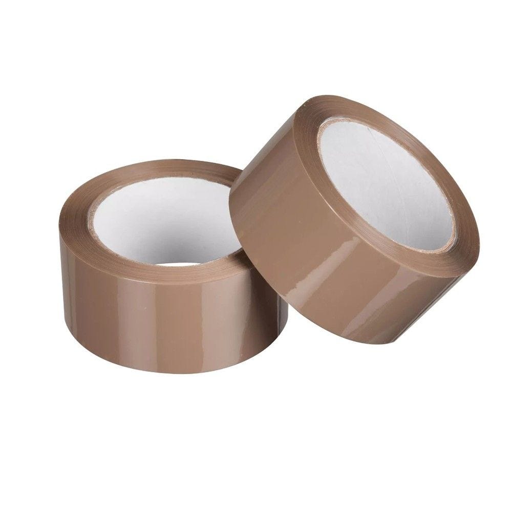 Adhésif polypropylène standard havane 50mmx66m vendu par 6 Adhésif polypropylène standard havane 50mmx66m vendu par 6