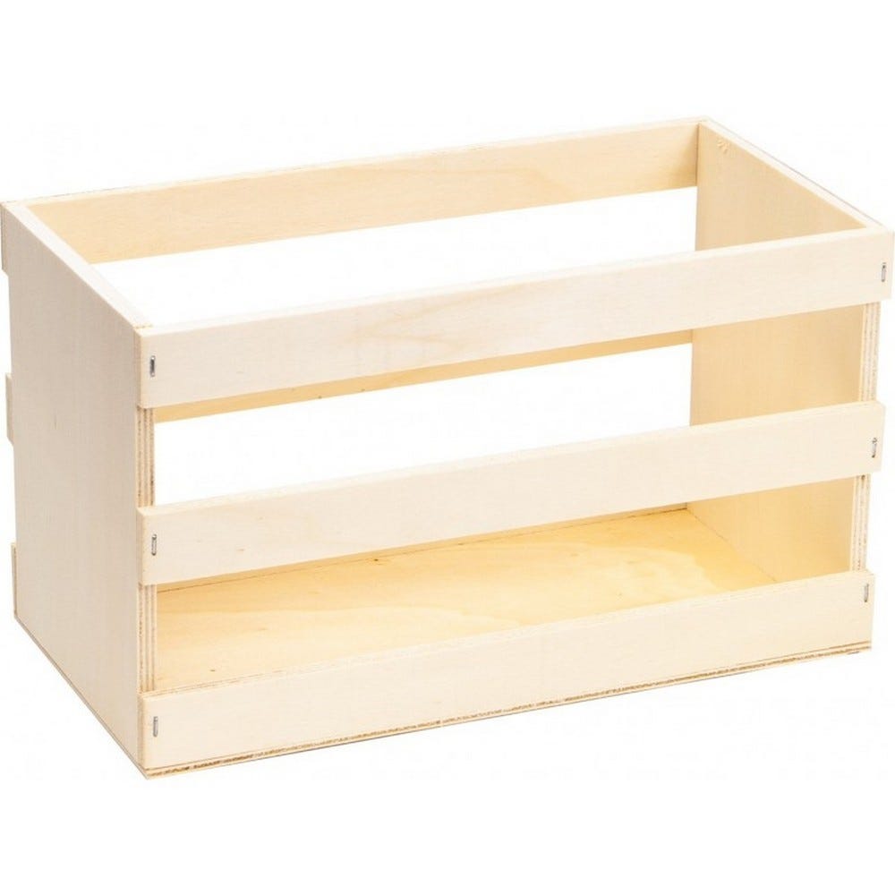 Caisse en bois pour 8 bouteilles bière type steinies - 31x16x18 cm - par 9 Caisse en bois pour 8 bouteilles bière type steinies - 31x16x18 cm - par 9