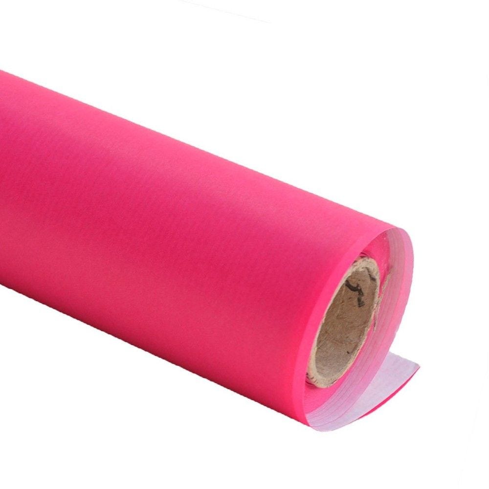 Rouleau papier cadeau kraft fuschia 25 m x 70 cm Rouleau papier cadeau kraft fuschia 25 m x 70 cm
