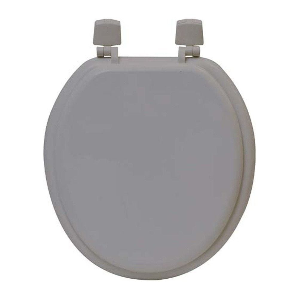 Abattant WC en bois taupe avec kit de fixation Abattant WC en bois taupe avec kit de fixation