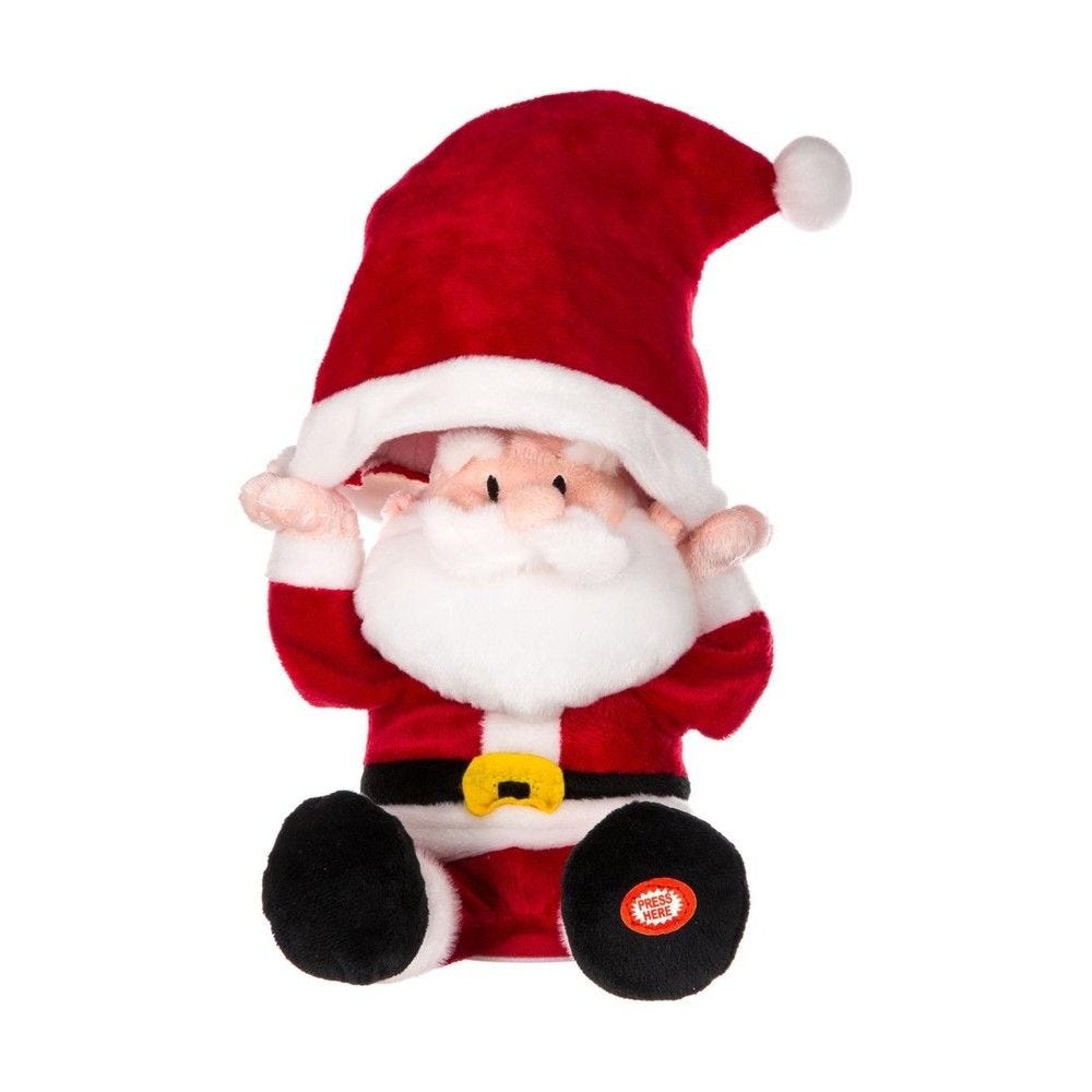 Automate père noël chante et bouge H31cm Automate père noël chante et bouge H31cm