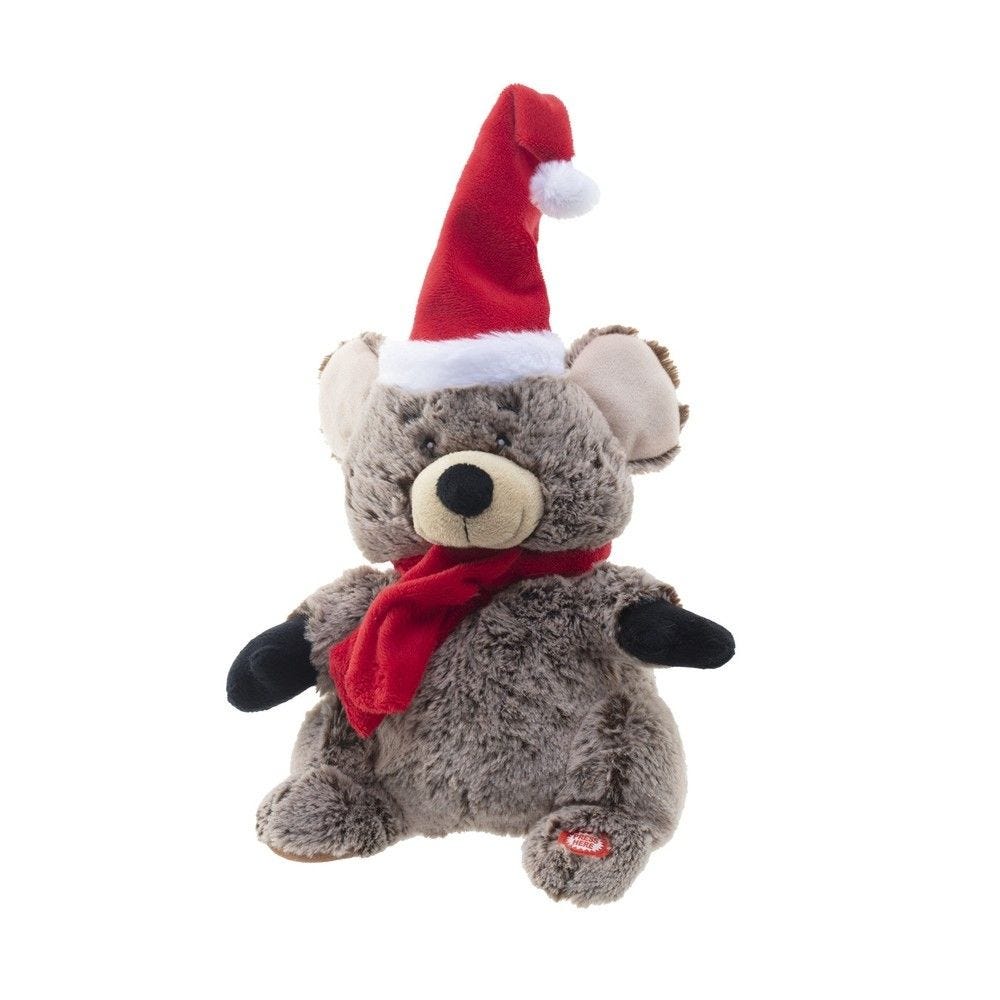 Automate de noël souris musicale et en mouvement Automate de noël souris musicale et en mouvement