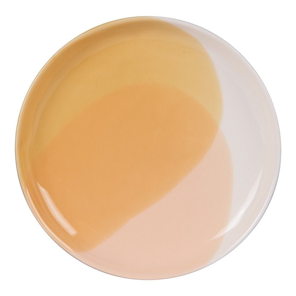 Assiette à dessert arty 22.5cm orange (lot de 6) Assiette à dessert arty 22.5cm orange (lot de 6)