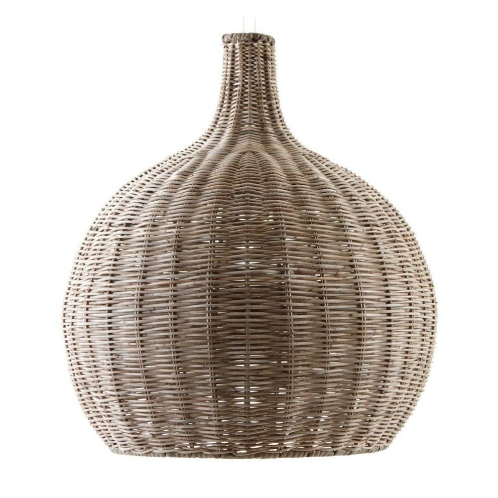 Abat-jour suspension boule en poelet Abat-jour suspension boule en poelet