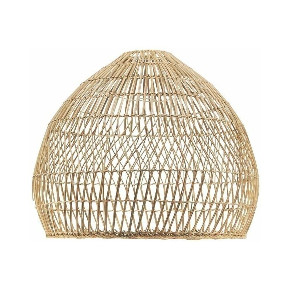 Abat-jour en rotin naturel rond Abat-jour en rotin naturel rond