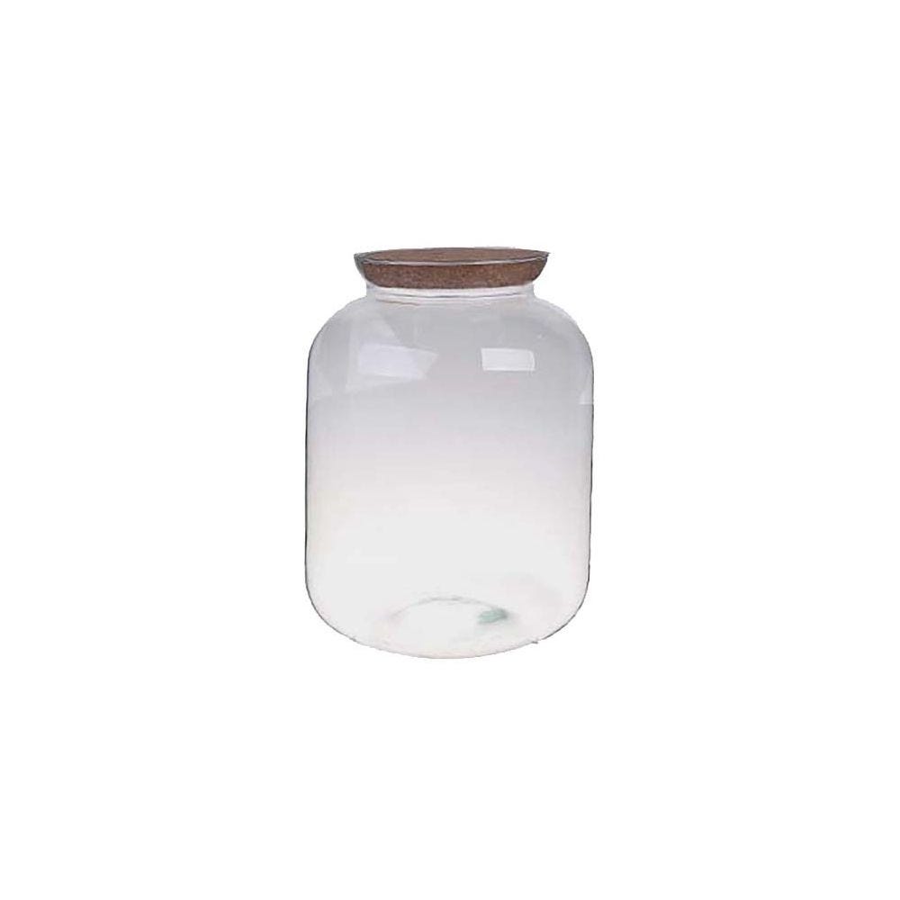 Bonbonne en verre avec bouchon en liège 25x31cm Bonbonne en verre avec bouchon en liège 25x31cm