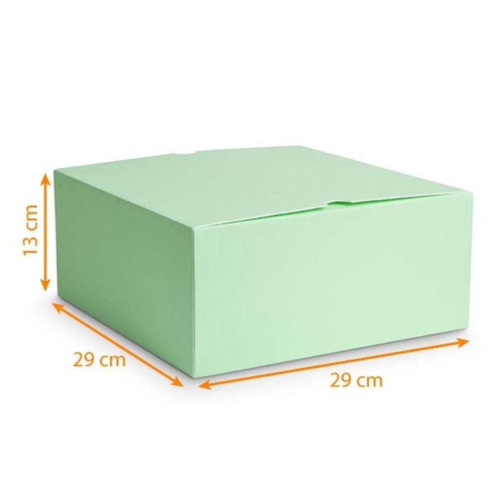 Boîte à glace isolante par 25 vert 29x29x13cm Boîte à glace isolante par 25 vert 29x29x13cm