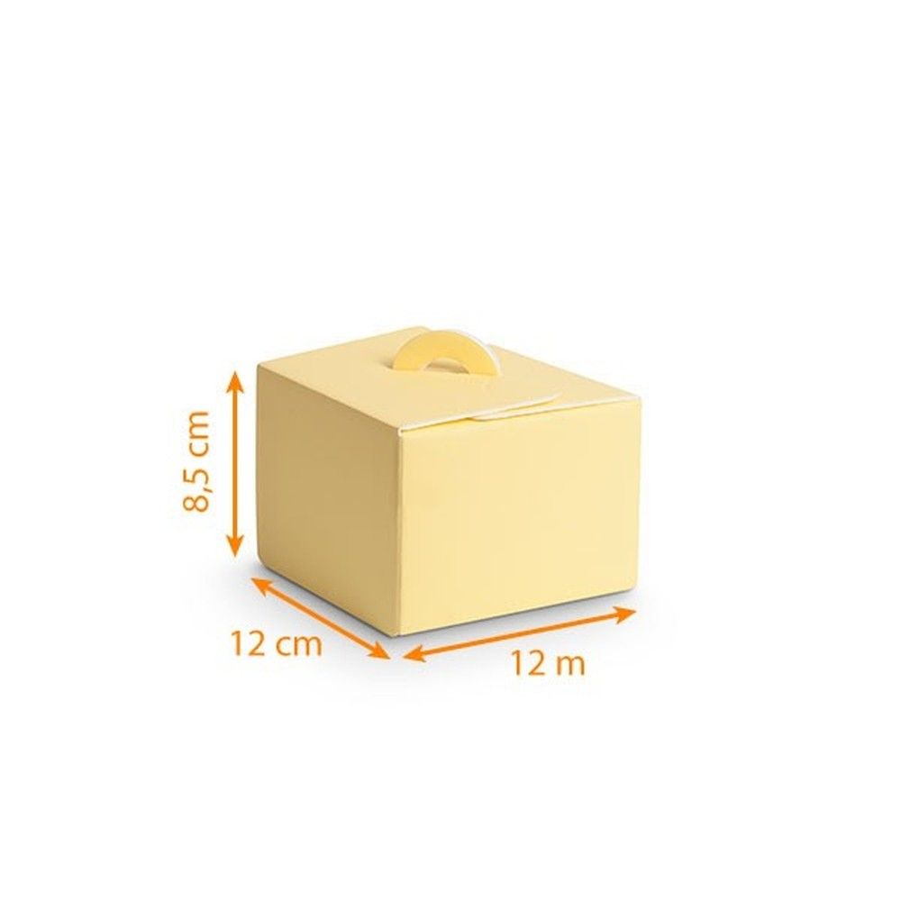Boîte à glace isolante 1/2 litre (12x12x8,5cm) par 25 jaune Boîte à glace isolante 1/2 litre (12x12x8,5cm) par 25 jaune