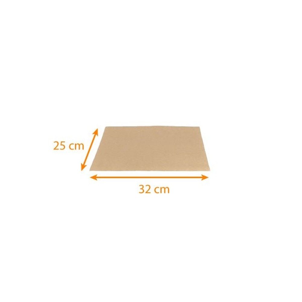Thermosoudable brun 38+9g/m2 format 25x32cm carton de 10kg Thermosoudable brun 38+9g/m2 format 25x32cm carton de 10kg