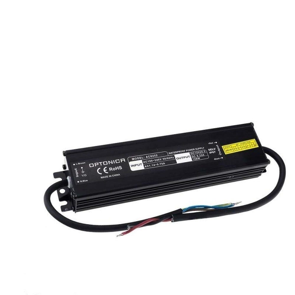 Alimentation LED dc12v 100w 8.33a étanche IP67 Alimentation LED dc12v 100w 8.33a étanche IP67