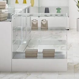 Vitrines d'exposition