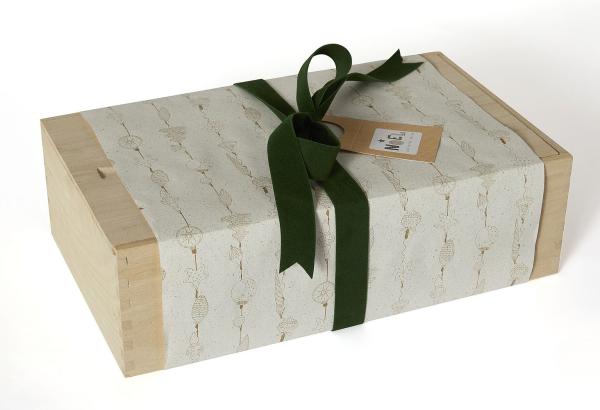 Très gros Rouleau 50m papier cadeau KRAFT Sapin Vert